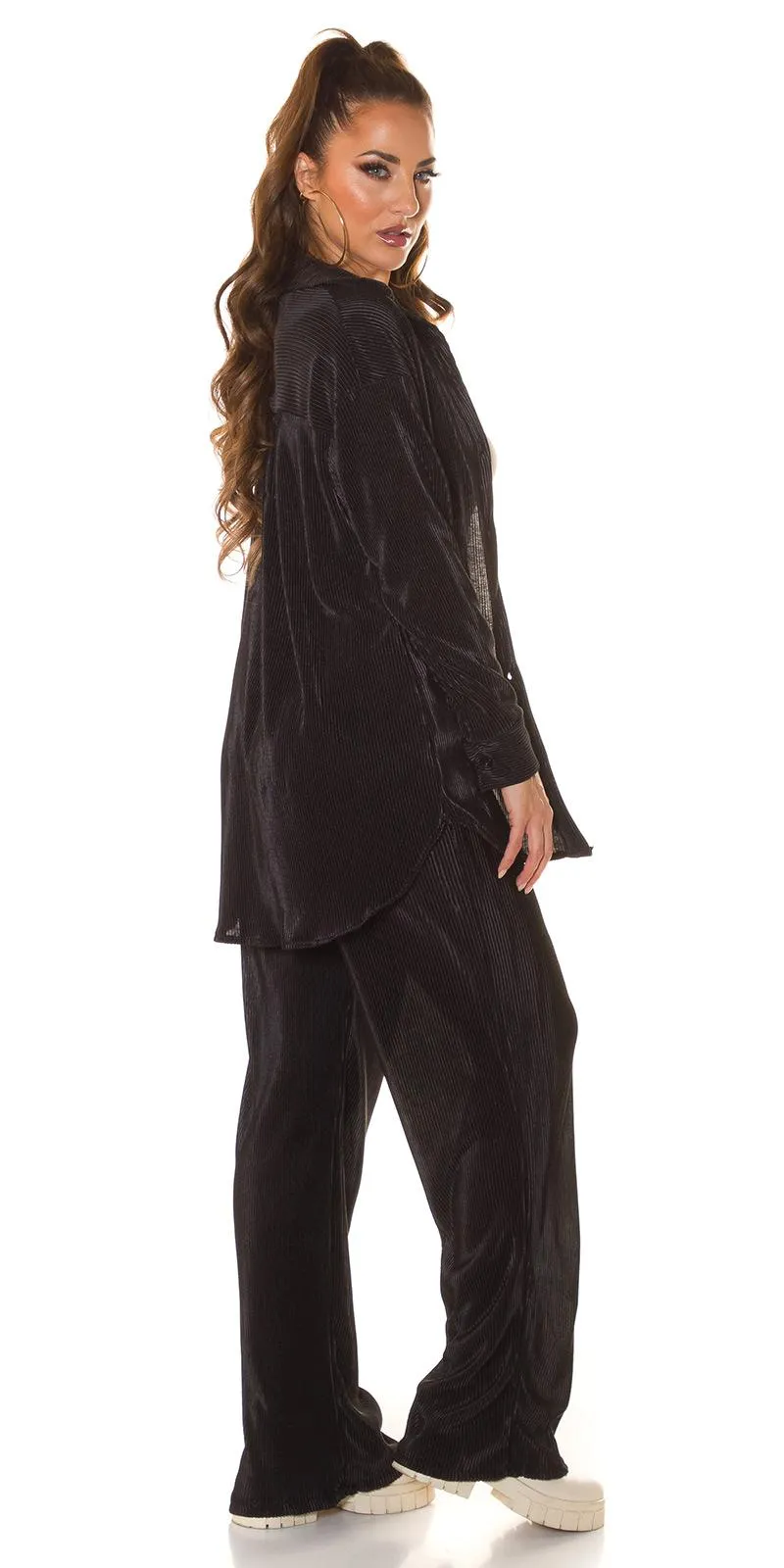 Conjunto casual relax negro