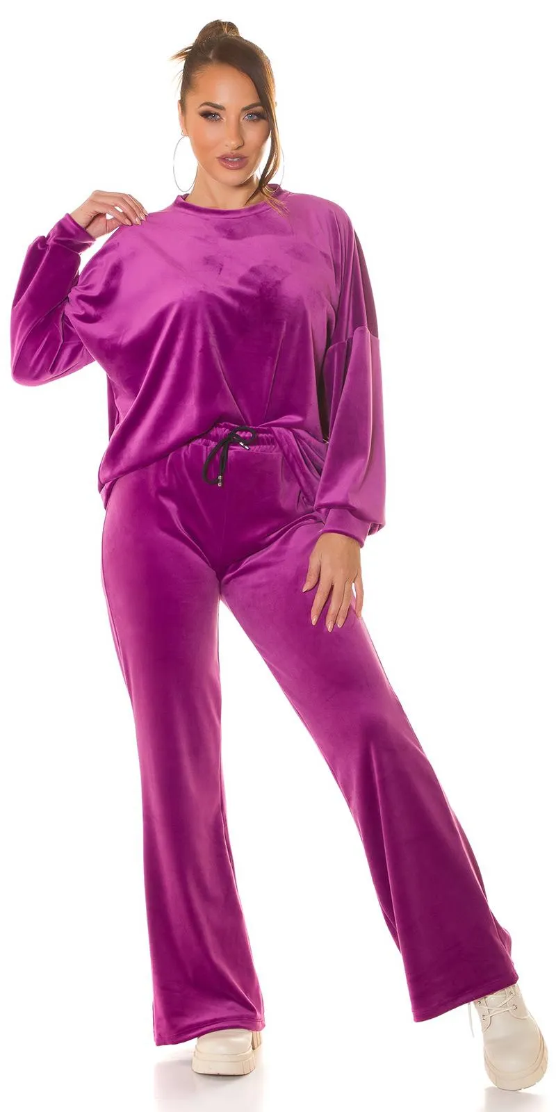 Conjunto de 2 piezas sport violeta