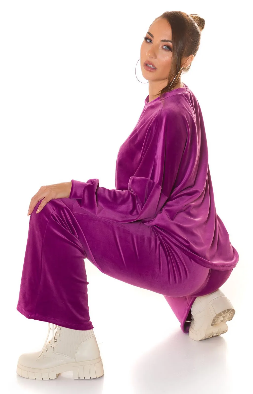 Conjunto de 2 piezas sport violeta