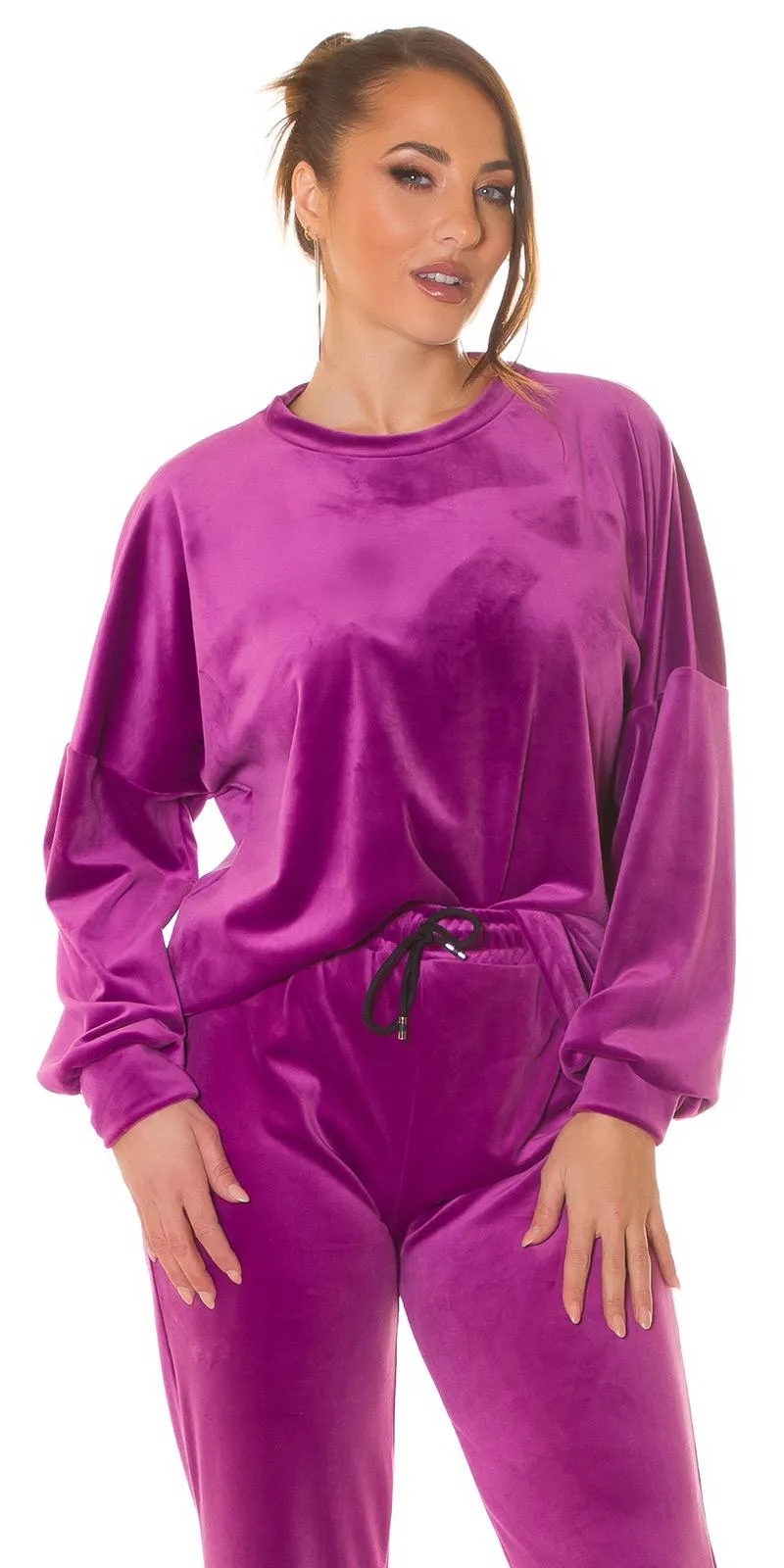 Conjunto de 2 piezas sport violeta