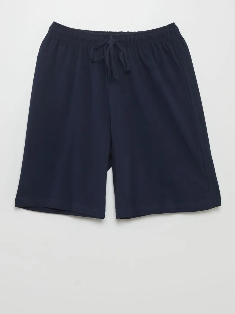 CONJUNTO DE PIJAMA  2 PIEZAS  AZUL