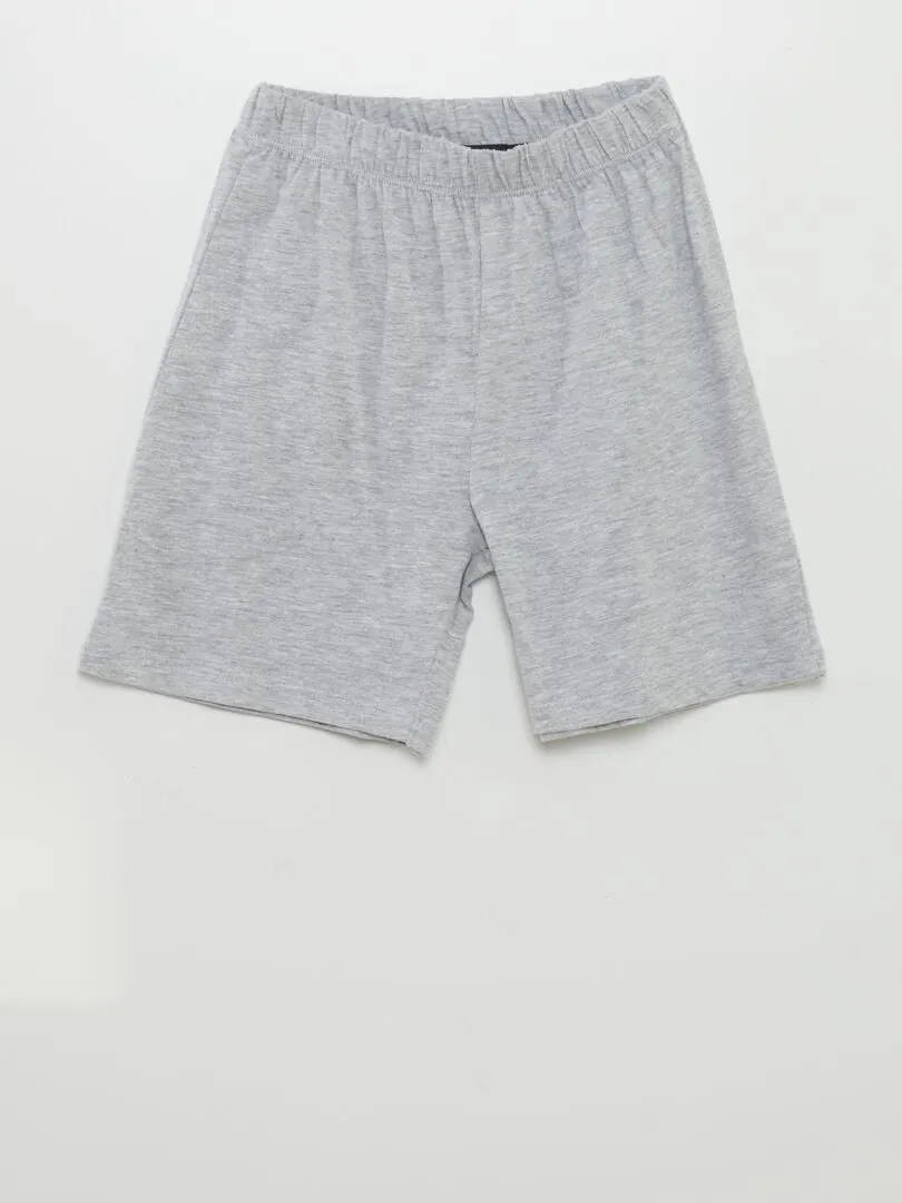 CONJUNTO DE PIJAMA CORTO 'NARUTO'  2 PIEZAS  NEGRO