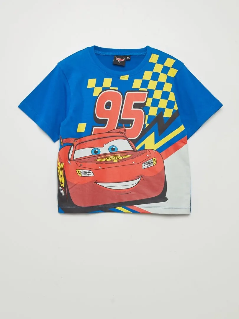 CONJUNTO DE PIJAMA 'CARS'  2 PIEZAS  AZUL