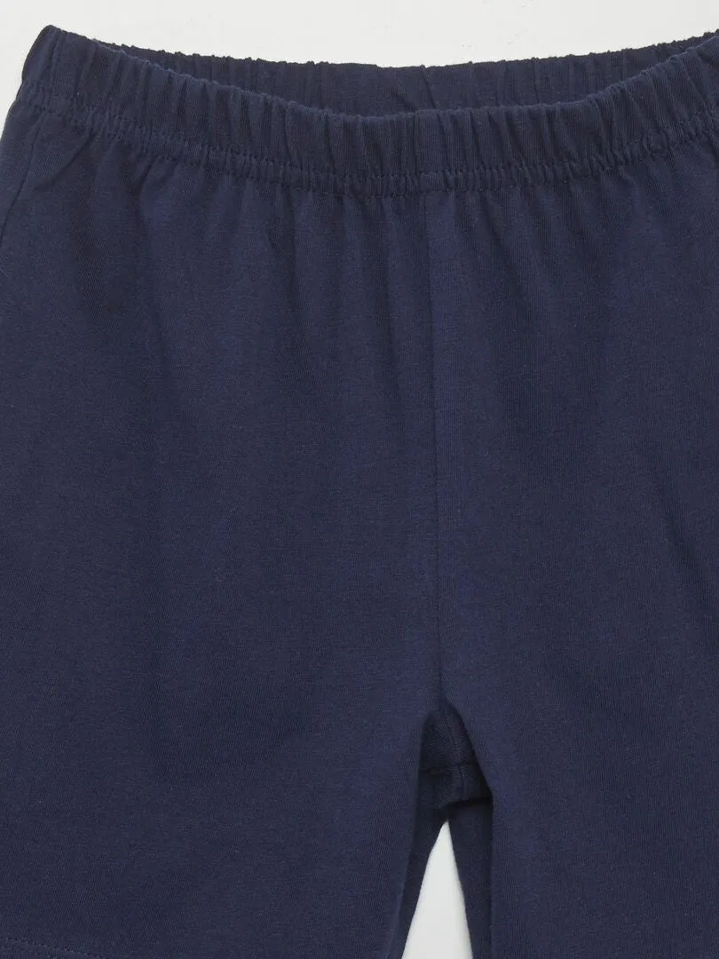 CONJUNTO DE PIJAMA 'CARS'  2 PIEZAS  AZUL
