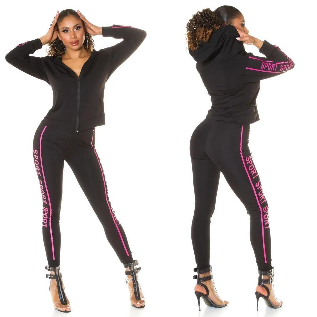 Conjunto Fashion Sport Rosa