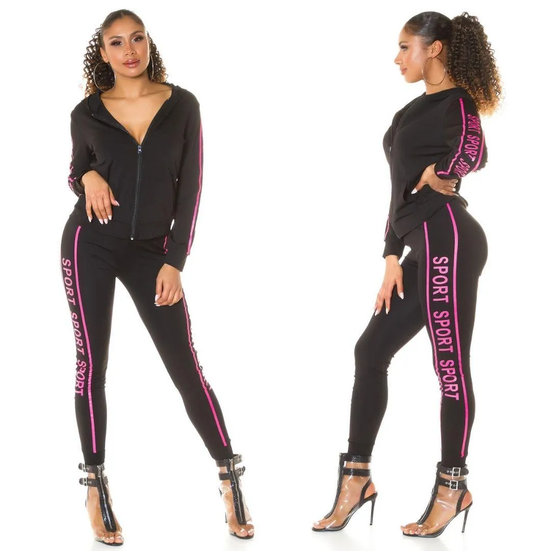 Conjunto Fashion Sport Rosa