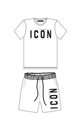 CONJUNTO OVDS  21088BASIC BLANCO/NEGRO