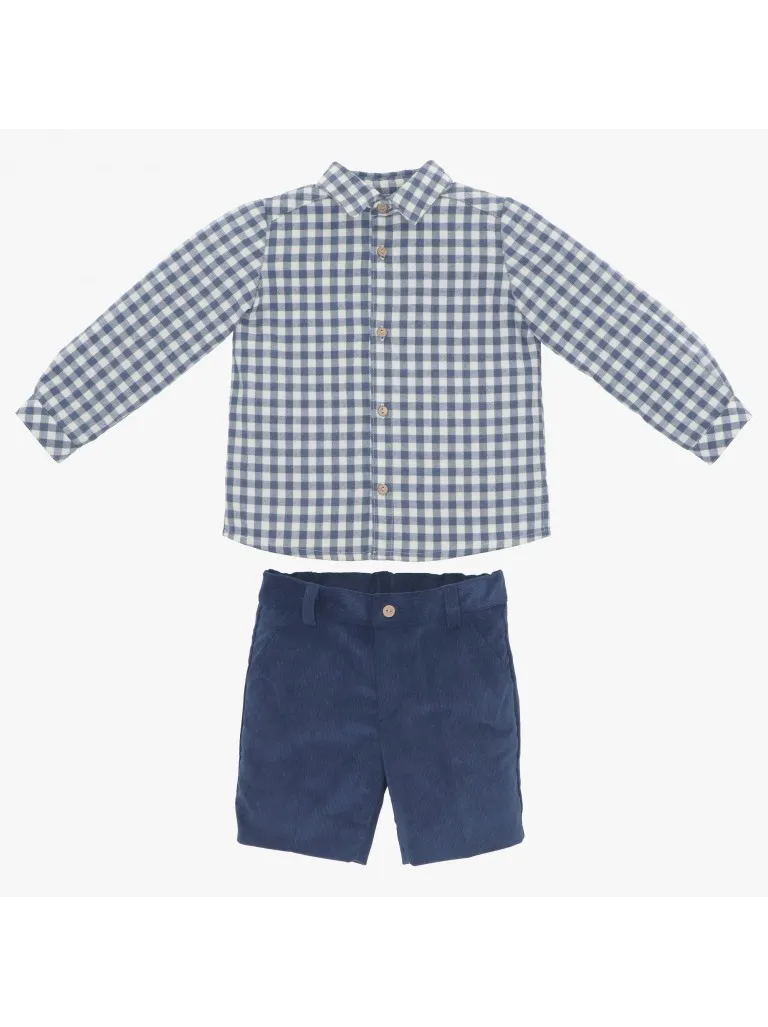 Conjunto para niño pantalón corto y camisa Martín Aranda