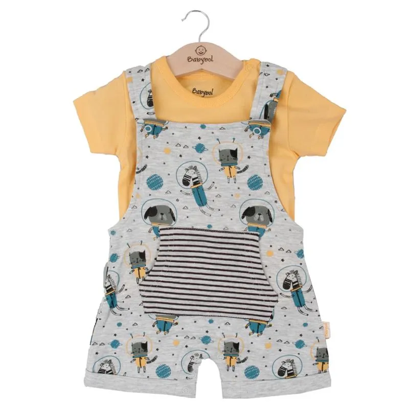 Conjunto peto astronautas bebé