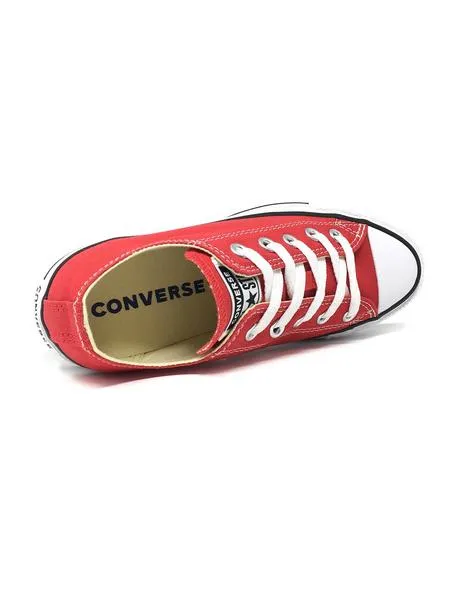 converse lona roja