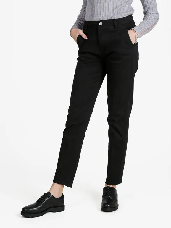 Cover Girl Pantalón de algodón de talle bajo para mujer