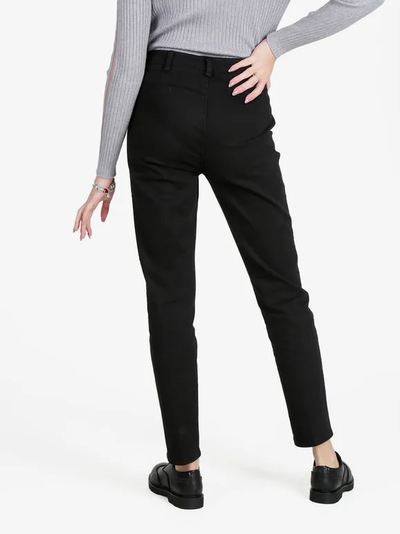 Cover Girl Pantalón de algodón de talle bajo para mujer