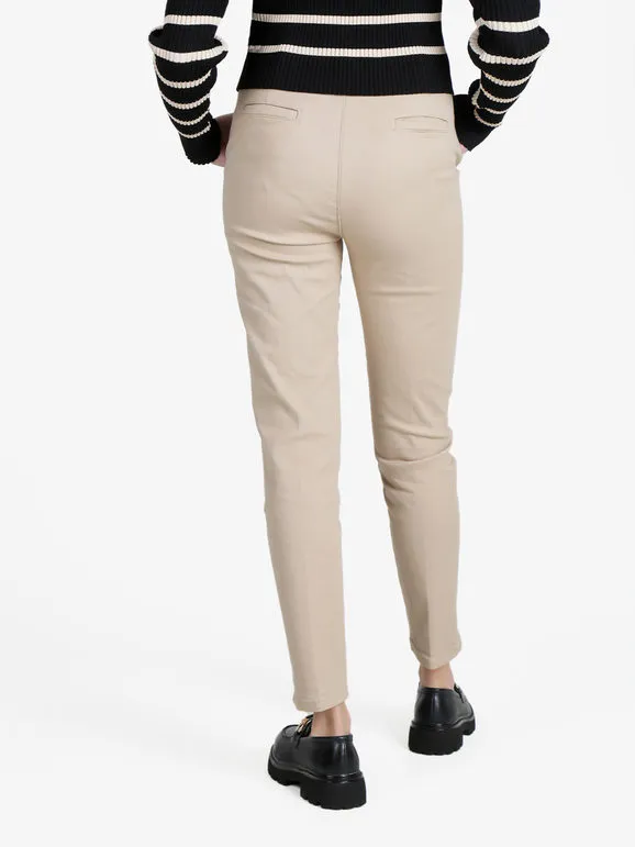 Cover Girl Pantalón recto de algodón para mujer.
