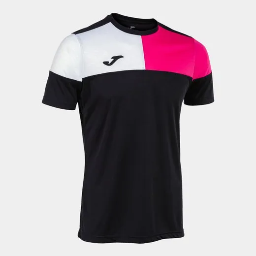 CREW V SHORT SLEEVE TSHIRT BLACK PINK WHITE