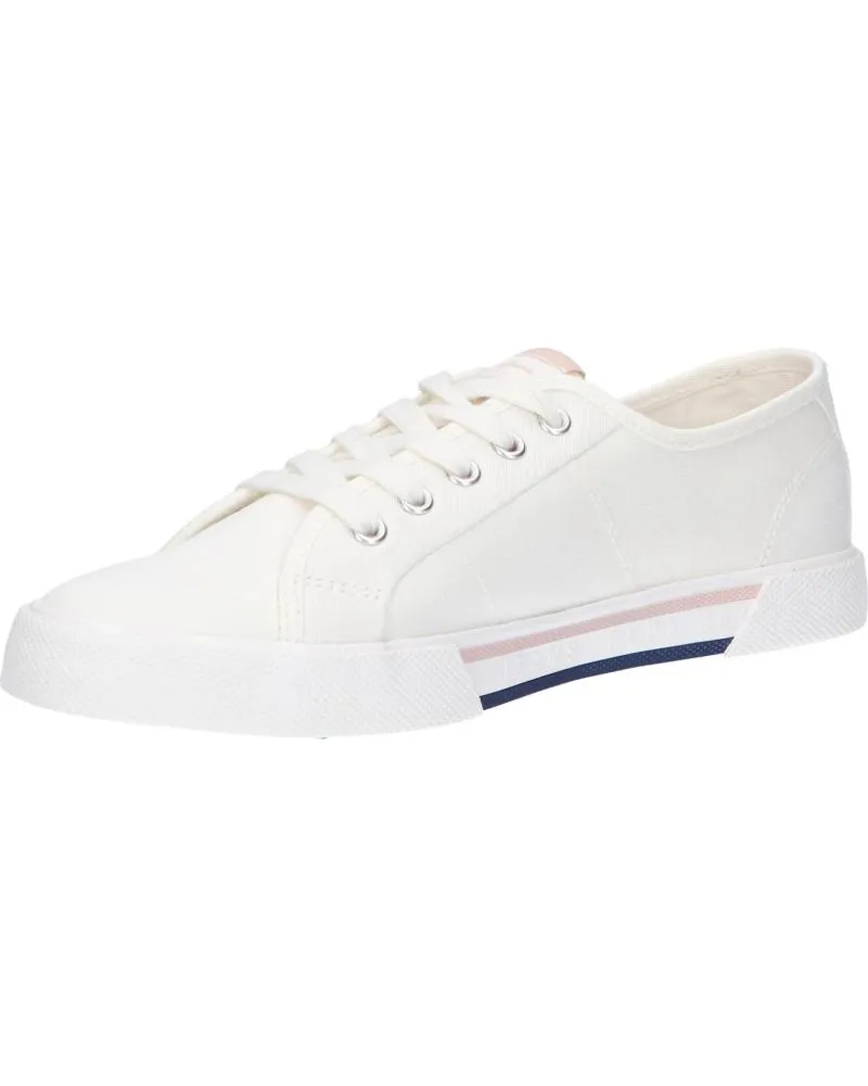 Deportivas de Mujer y Niña y Niño PEPE JEANS PGS30543 BRADY 800 WHITE