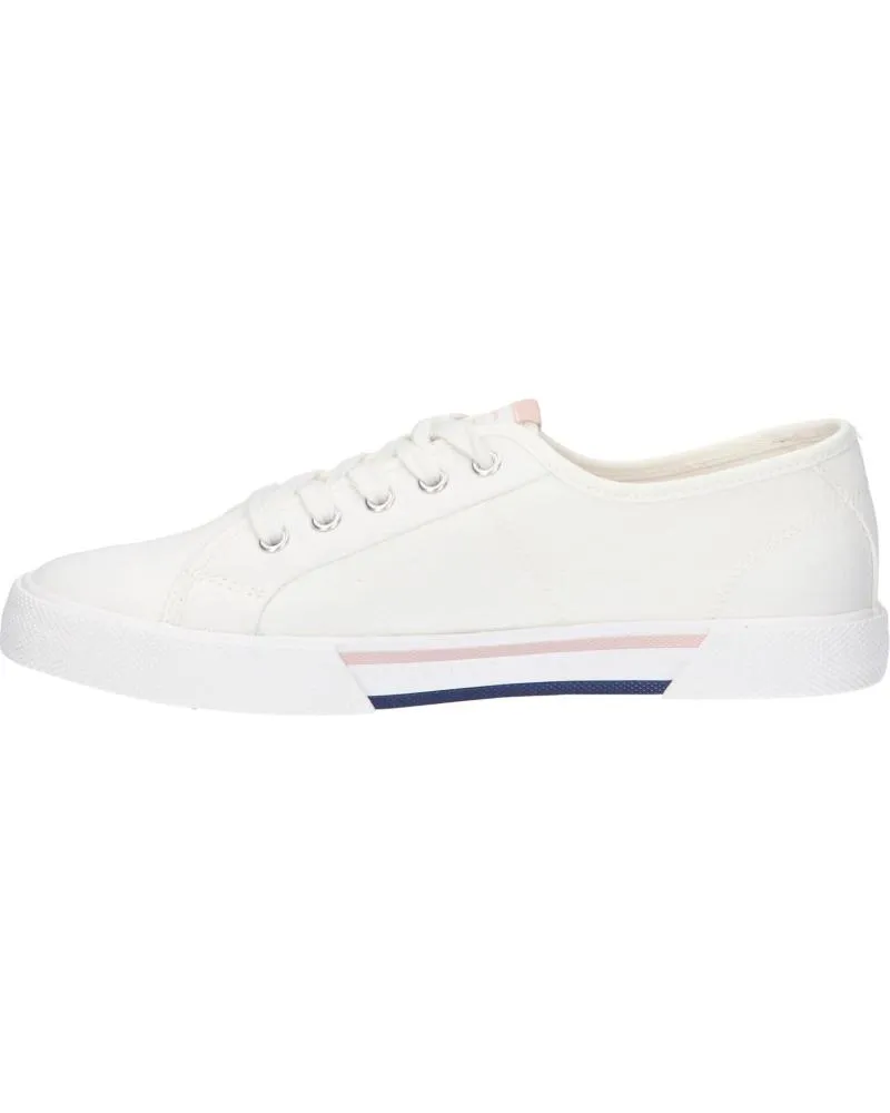 Deportivas de Mujer y Niña y Niño PEPE JEANS PGS30543 BRADY 800 WHITE