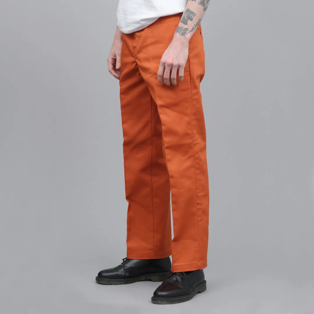 dickies pantalón slim 873 work naranja