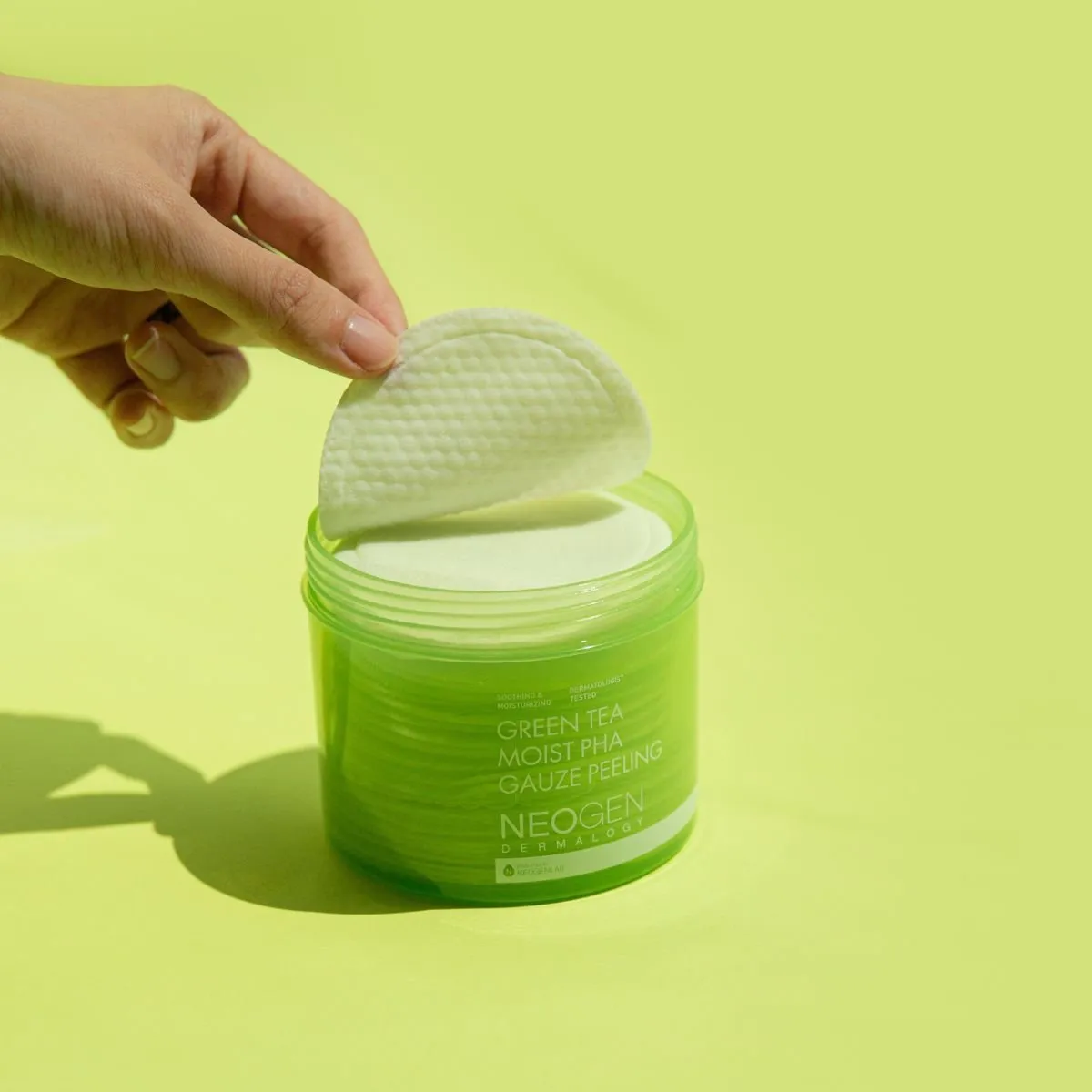 Discos exfoliantes Neogen Dermalogy Green Tea Moist Pha Gauze Peeling 190ml