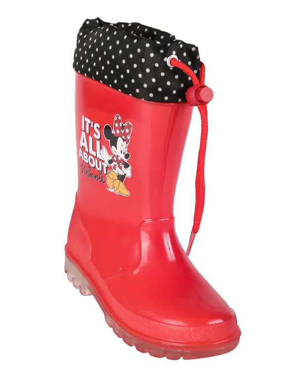 Disney Botas de lluvia de Minnie Mouse con luces