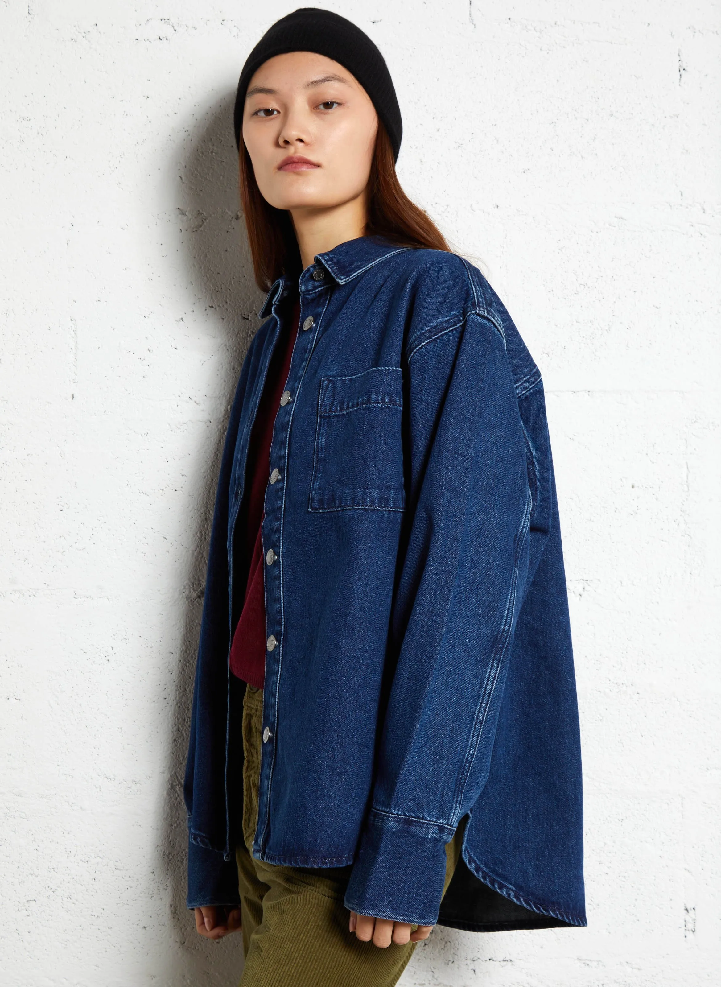 EKYOG JIMMY  CAMISA VAQUERA DE ALGODóN EN AZUL