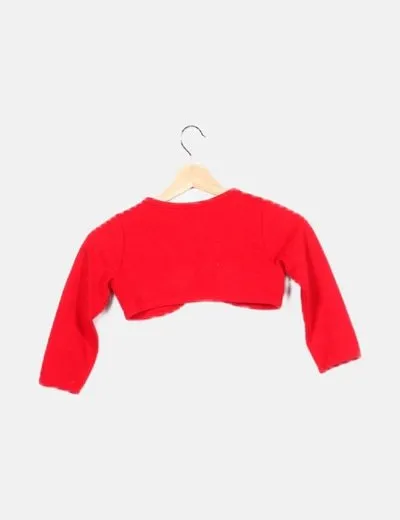 El cofre de la moda Bolero rojo hamter bordado