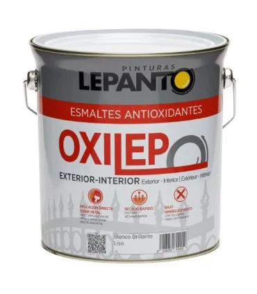 ESMALTE SINTéTICO ANTIXIDANTE LEPANTO OXILEP LISO  638 VERDE MAYO BRILLANTE 750ML