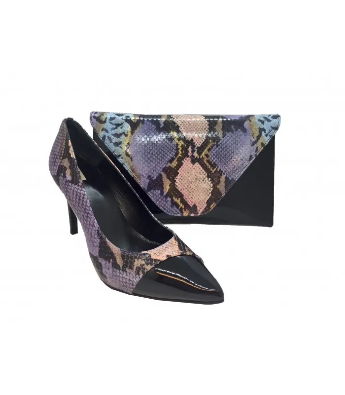 EZZIO 415713 LILA ROSA NEGRO