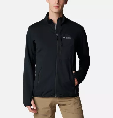 Forro polar con diseño de cuadrícula con Triple Canyon™ para hombre