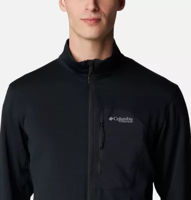 Forro polar con diseño de cuadrícula con Triple Canyon™ para hombre