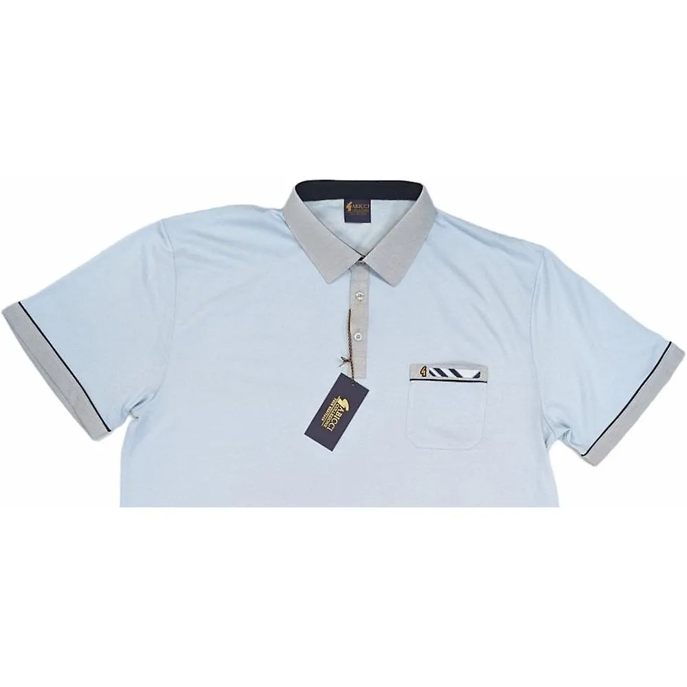 GABICCI Gabicci Polo de algodón de manga corta para hombre de talla grande
