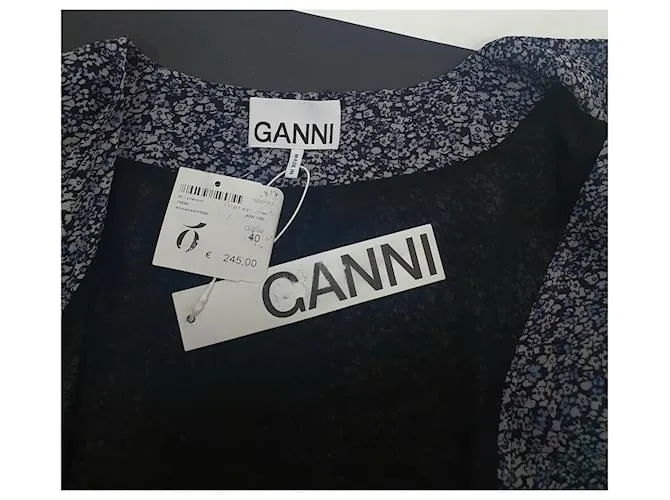 Ganni Vestidos Multicolor 