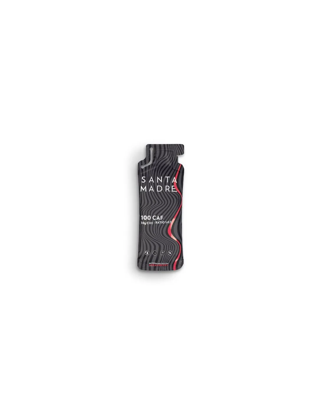 Gel Enegético Santa Madre Sabor Fresa Con Cafeina 50ML