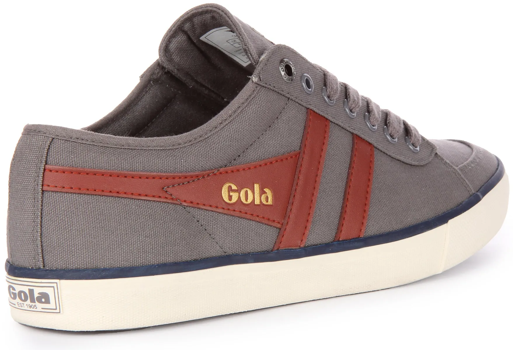 Gola Classics Comet Zapatillas de lona con cordones para hombre en blanco roto