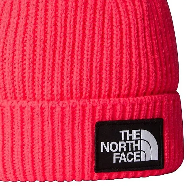 GORRA THE NORTH FACE TNF BOX LOGO CUFFED  RADIANT POPPY  UNISEX JUNIOR