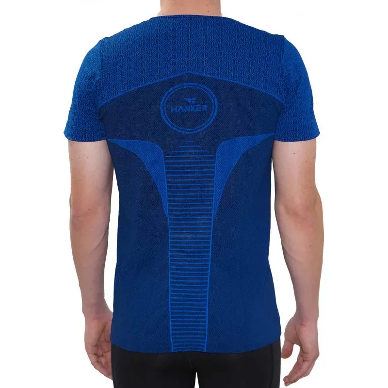 HANKER Camiseta Manga Corta DUNG Unisex Azul