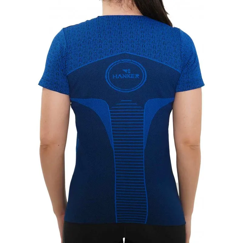HANKER Camiseta Manga Corta DUNG Unisex Azul