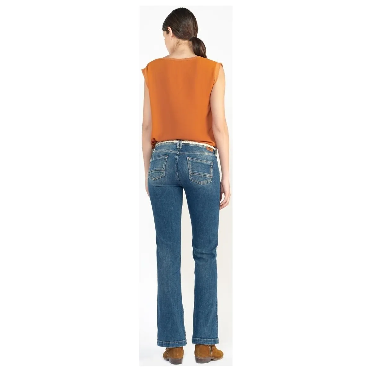 Jeans flare flare, largo 34