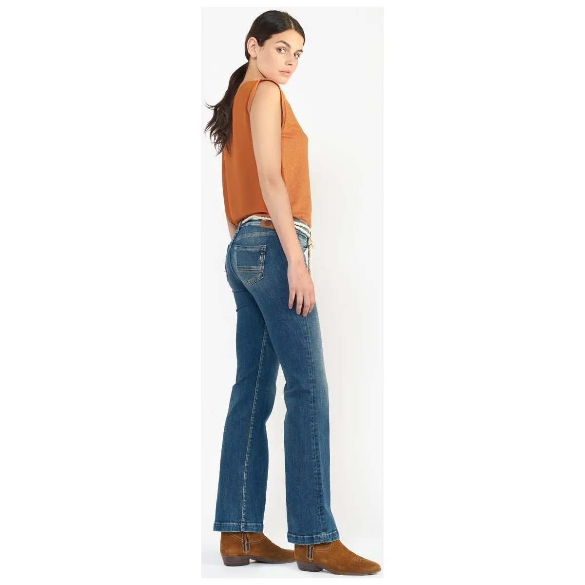 Jeans flare flare, largo 34
