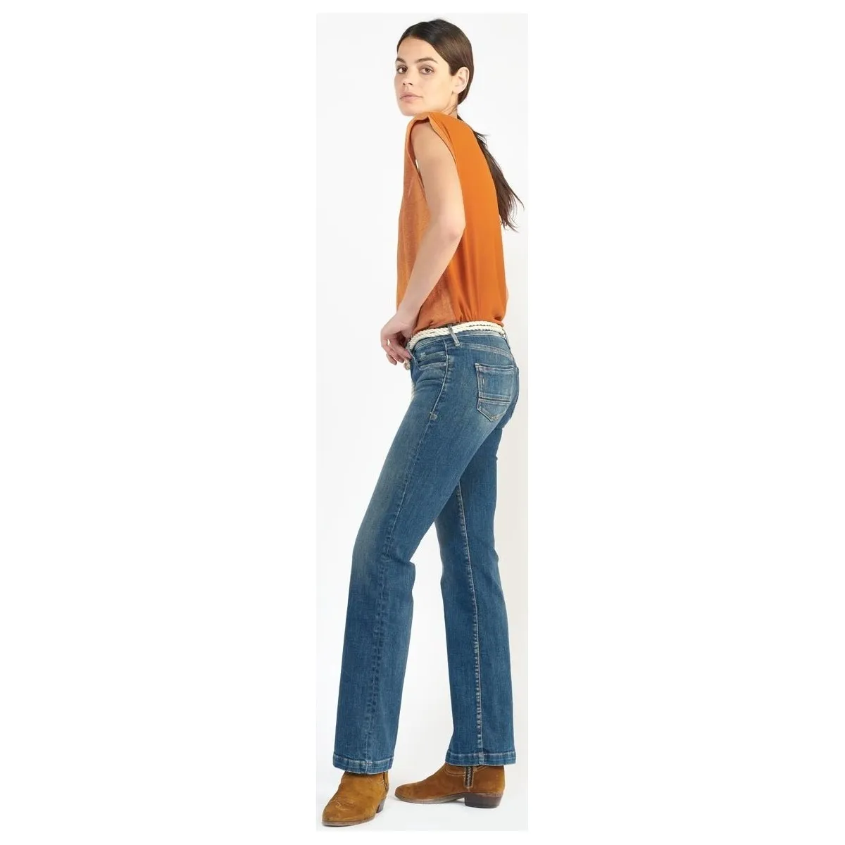 Jeans flare flare, largo 34