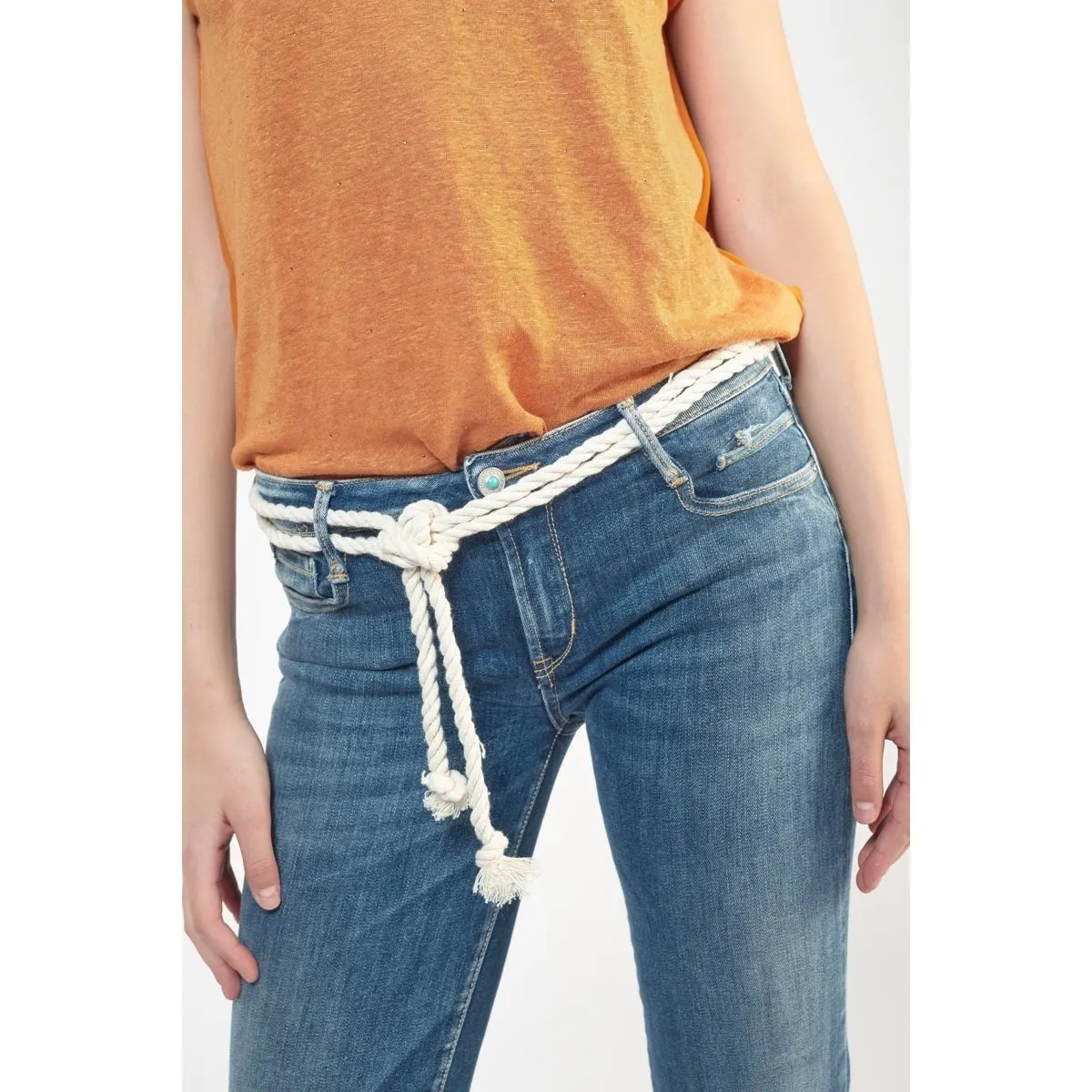 Jeans flare flare, largo 34