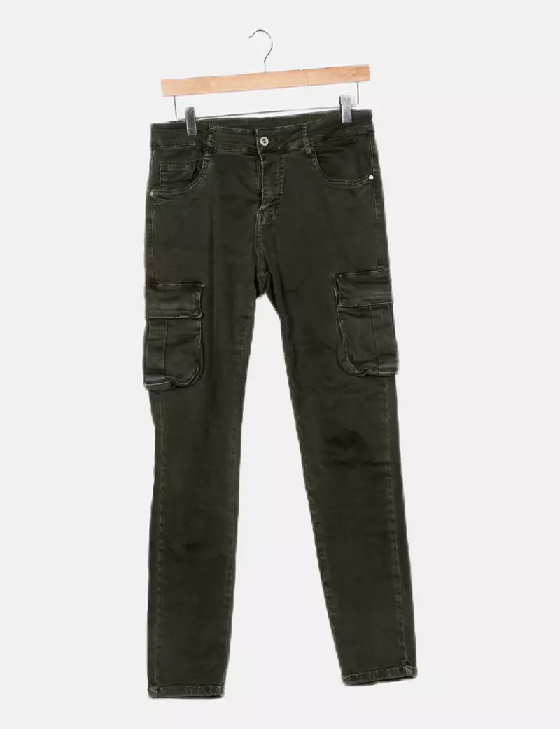 Jeans wear Jean verde básico