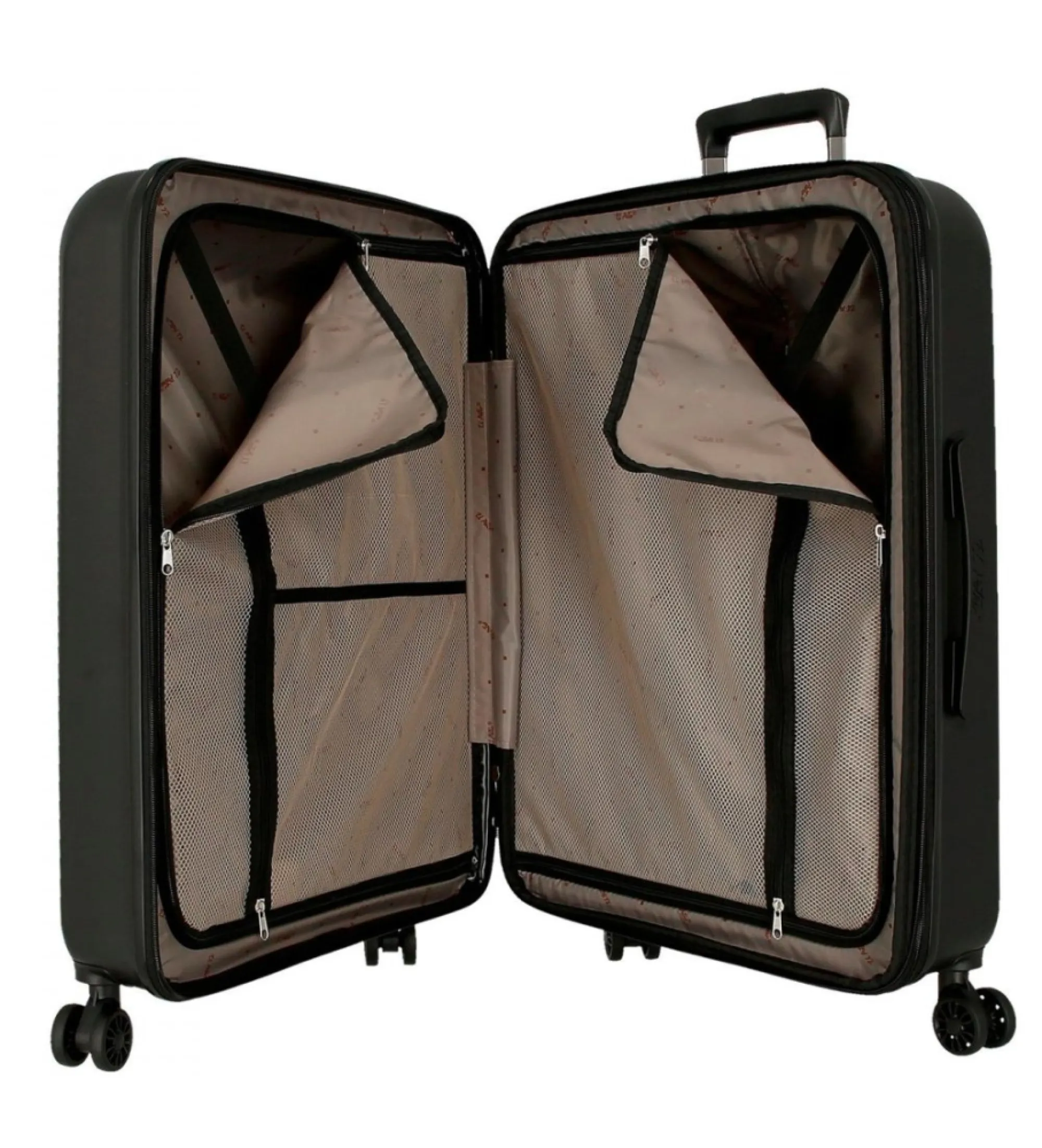 JUEGO DE MALETAS VERA 55  70 CM NEGRO