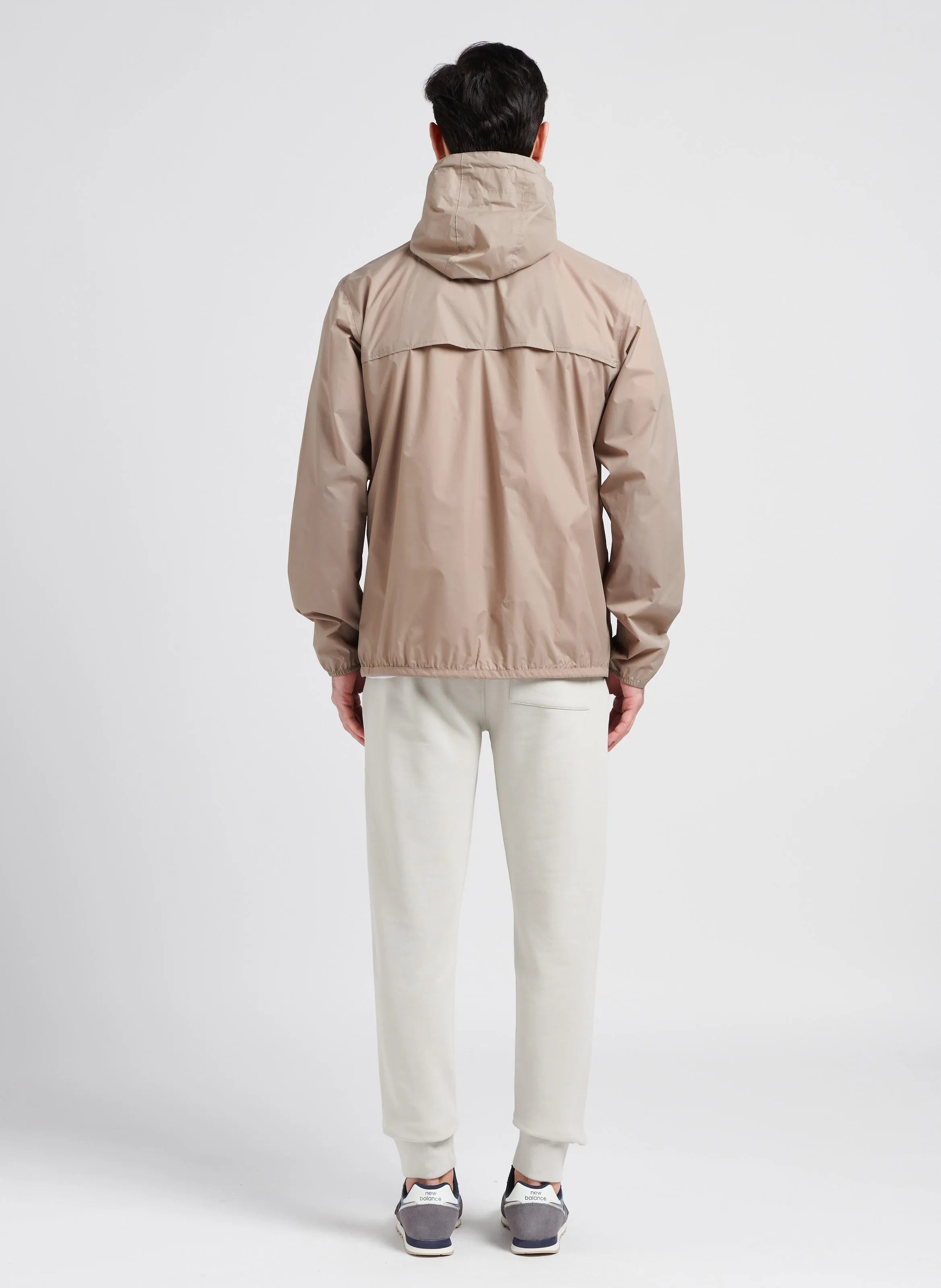KWAY LE VRAI 3.0 CLAUDE  CORTAVIENTOS RECTO CON CAPUCHA EN BEIGE
