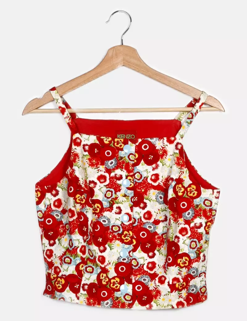 Kenzo Jungle Crop top