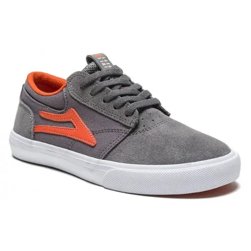Lakai Griffin Kids Grey Rust Suede