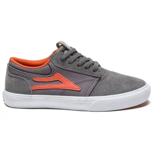 Lakai Griffin Kids Grey Rust Suede