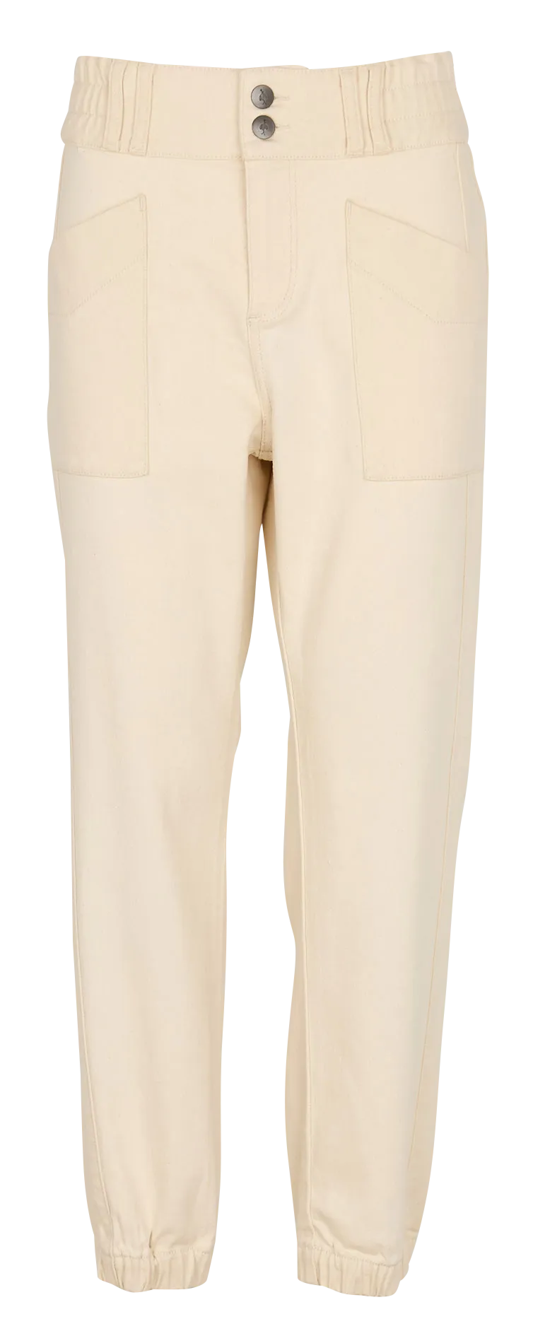 LE CALY  PANTALóN ZANAHORIA DE ALGODóN MEZCLADO EN BLANCO