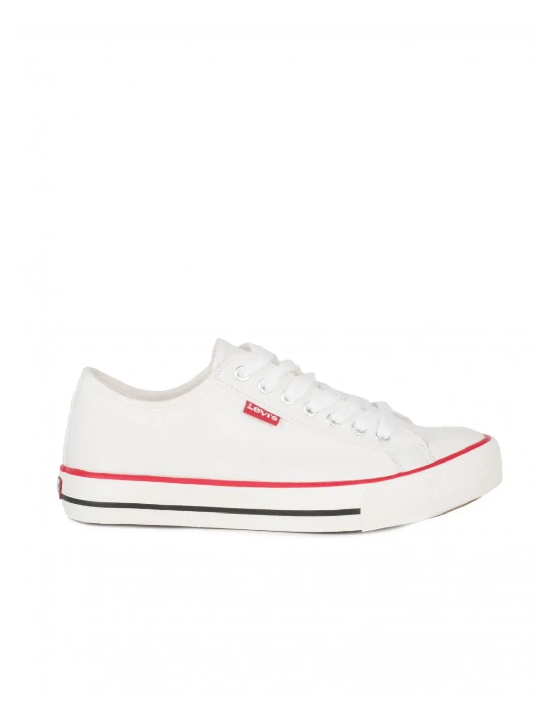 LEVIS Zapatillas Puntera Goma Blancas Hombre