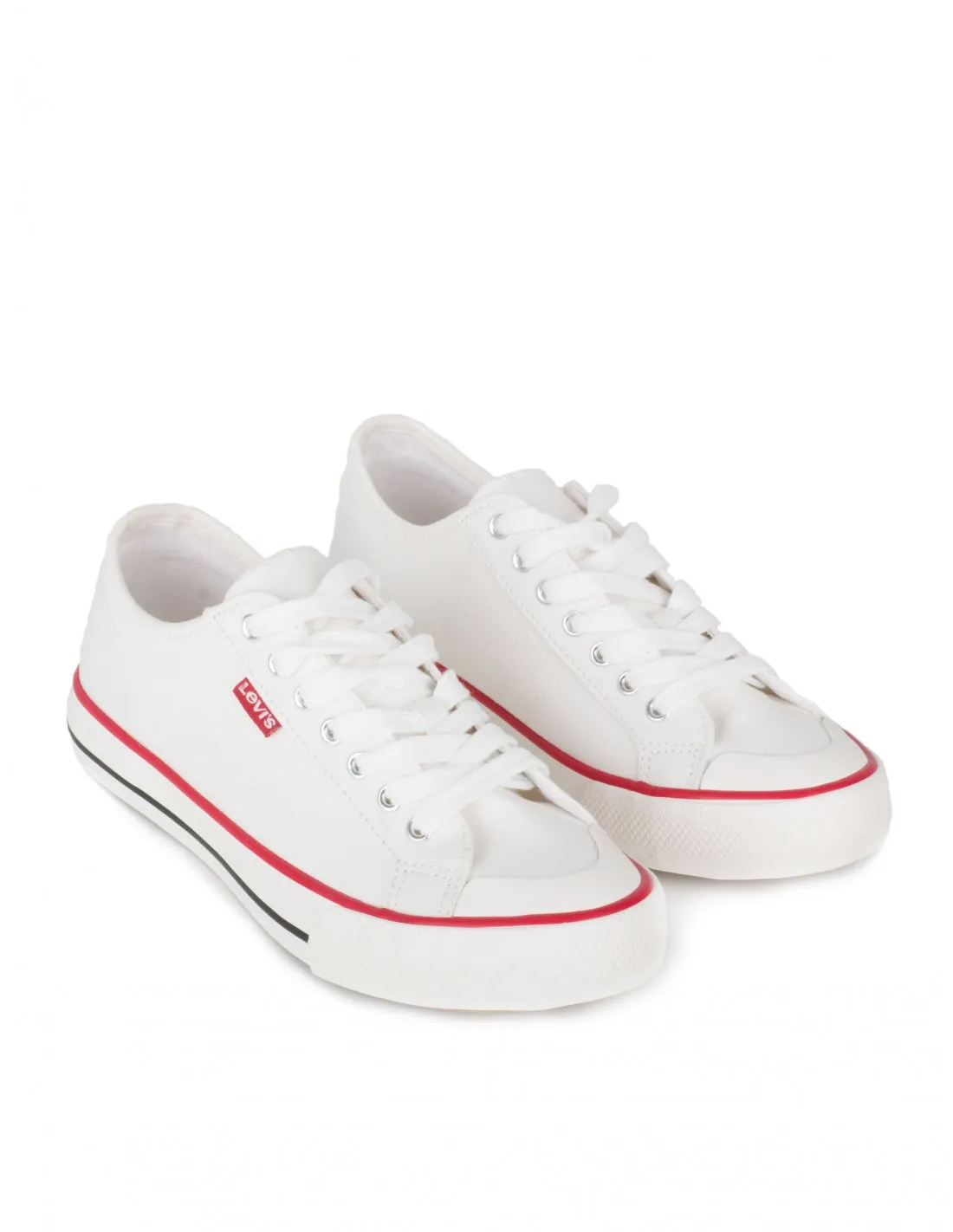 LEVIS Zapatillas Puntera Goma Blancas Hombre
