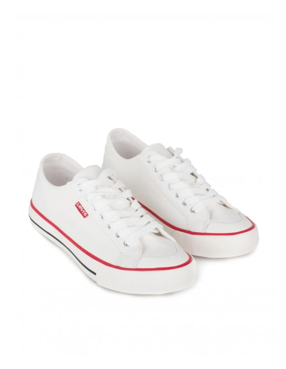 LEVIS Zapatillas Puntera Goma Blancas Hombre